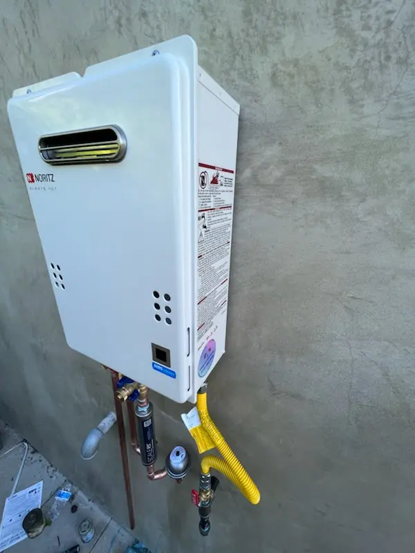 Tankless water heater installation for West Shrewsbury homes