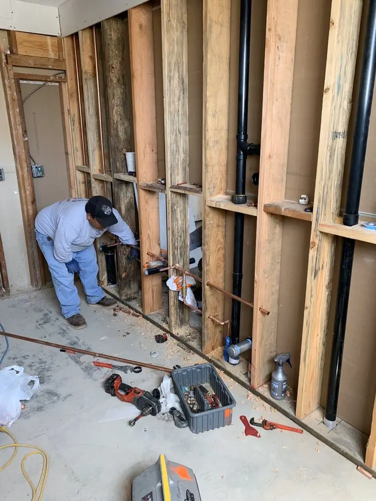 Commercial rough-in plumbing for Water Heater Replacement in West Shrewsbury